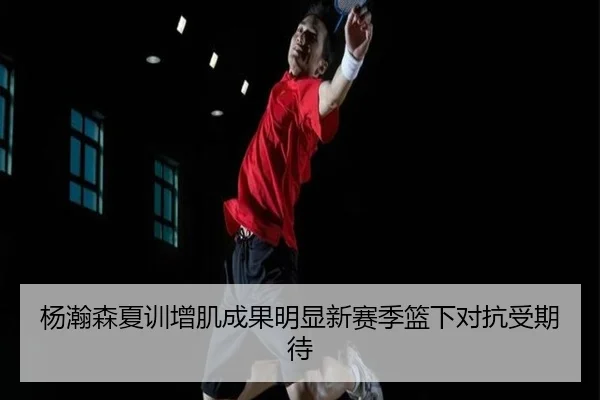 杨瀚森夏训增肌成果明显新赛季篮下对抗受期待